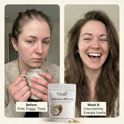 Vitale Selenio 200 mcg — Apoyo para la tiroides y las hormonas