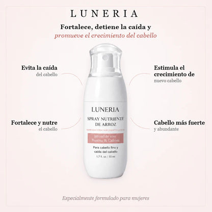 Luneria - Detiene la Caída del Pelo y Estimula el Crecimiento de Raíz